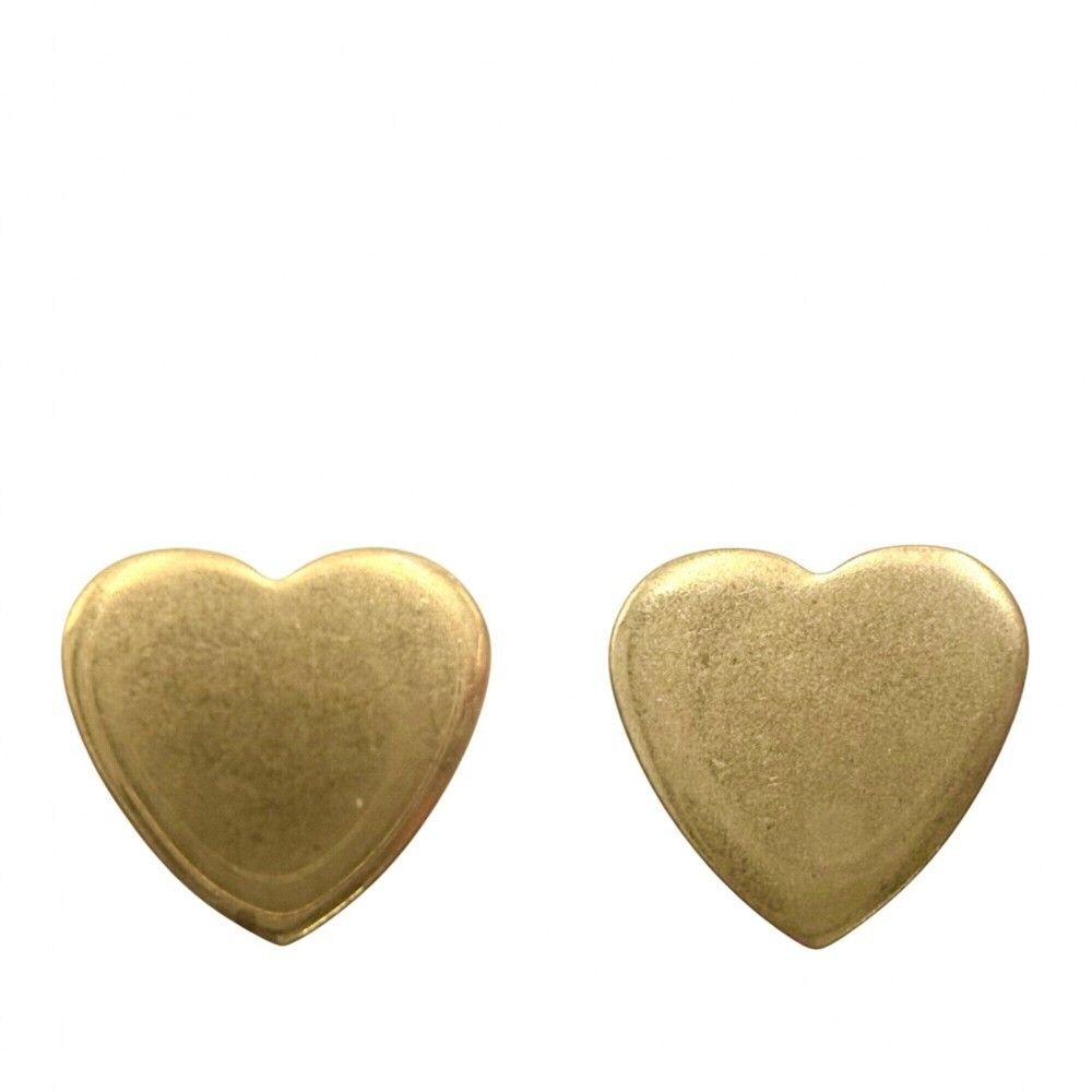 BALENCIAGA Gold Heart Earrings